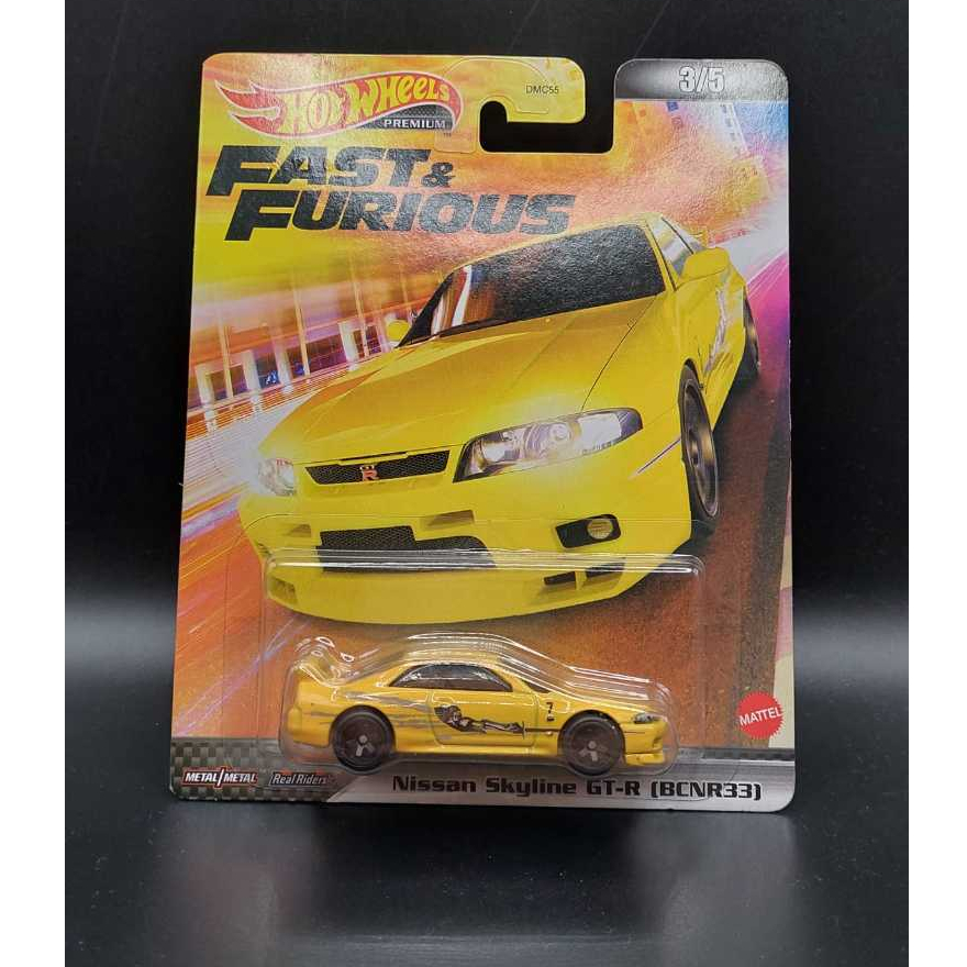 Jual Hotwheels Premium Fast And Furious Nissan Skyline Gt R Bcnr 33 Shopee Indonesia