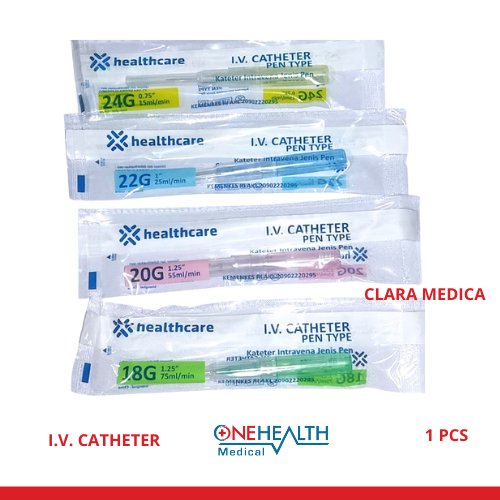 Jual Catheter Onehealth Kateter Intravena jenis Pen iv Chateter Healt