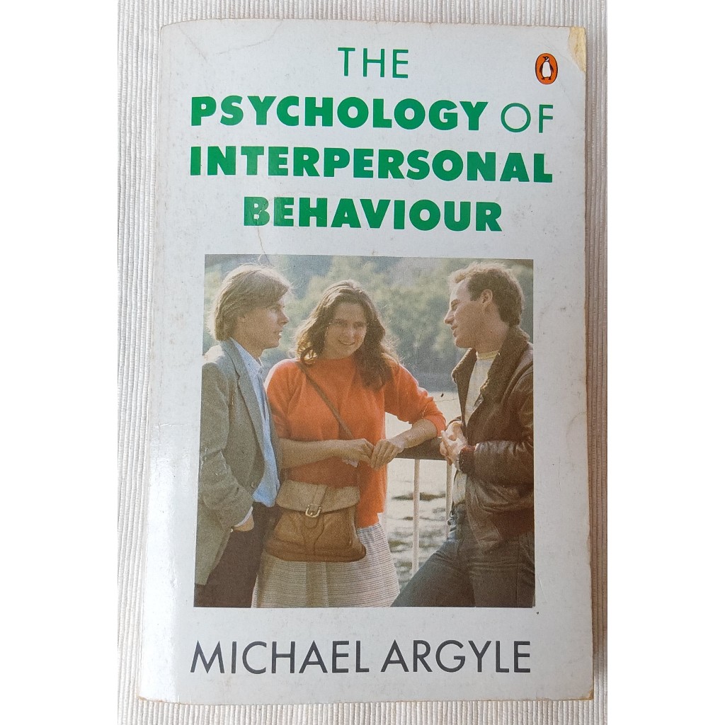 Jual The Psychology of Interpersonal Behaviour by Michael Argyle, 1990 ...