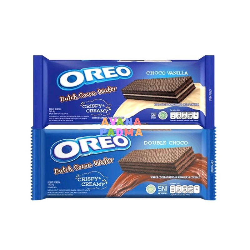 Jual Oreo Dutch Cocoa Wafer 2 Varian Rasa 117g Shopee Indonesia