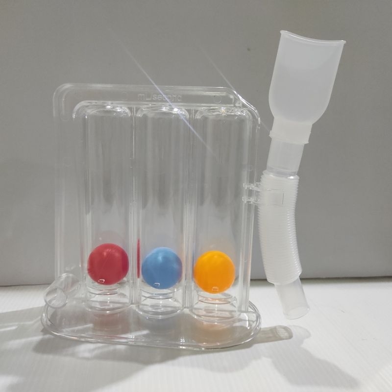 Jual Spirometer 3 balls/ spirometri 3 bola/ alat latihan pernapasan