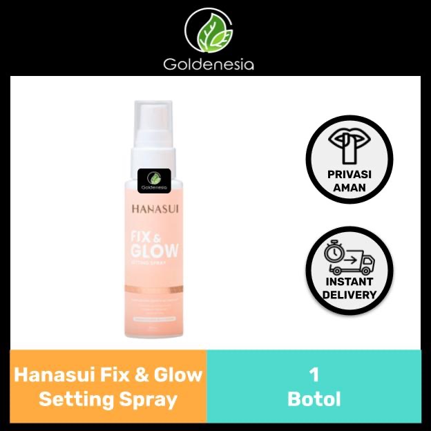 Jual Hanasui Fix And Glow Setting Spray 60ml Shopee Indonesia