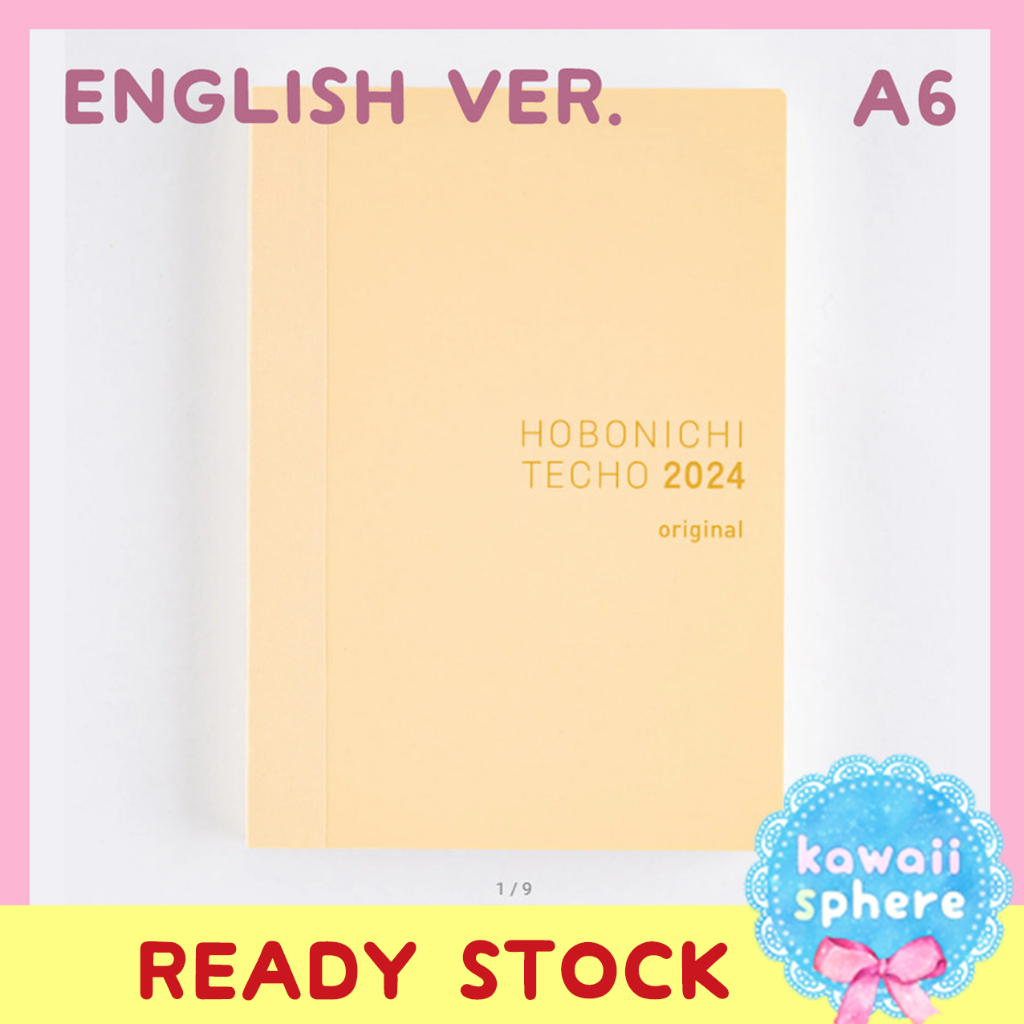 Jual Hobonichi Techo 2024 A6 ENGLISH Original Book Hobonichi 2024