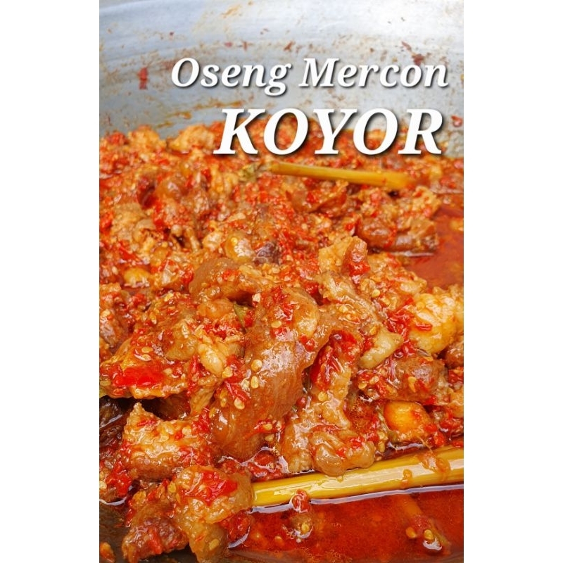 Jual Oseng Mercon Koyor Tetelan 1 KG / 500gr | Shopee Indonesia