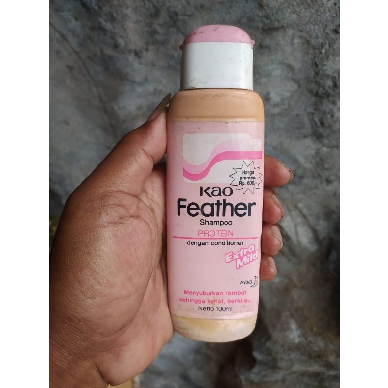 Jual KAO FEATHER SHAMPOO tahun 90an ( HANYA UNTUK KOLEKSI) KOLEKSI
