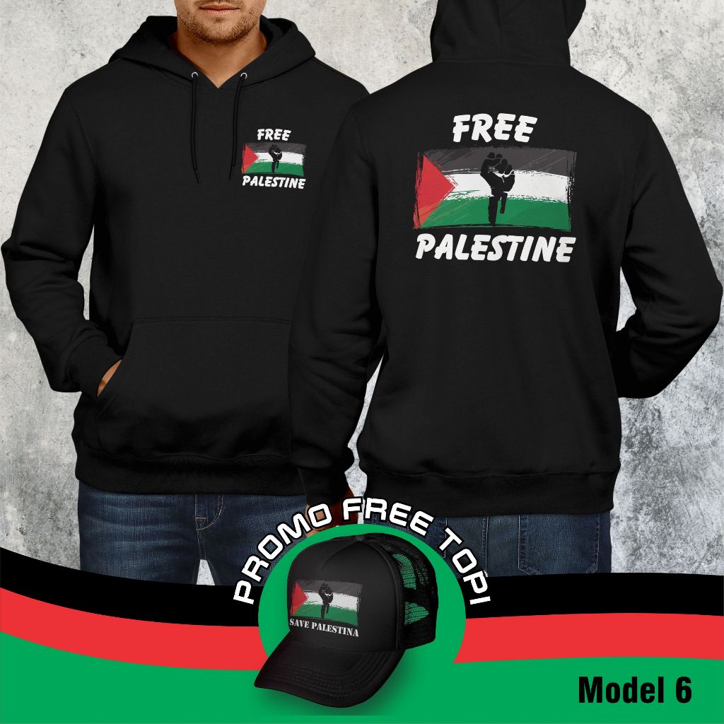 Jual Hoodie Palestina, Hoodie Free Palestina, Sweater Palestina, Jaket