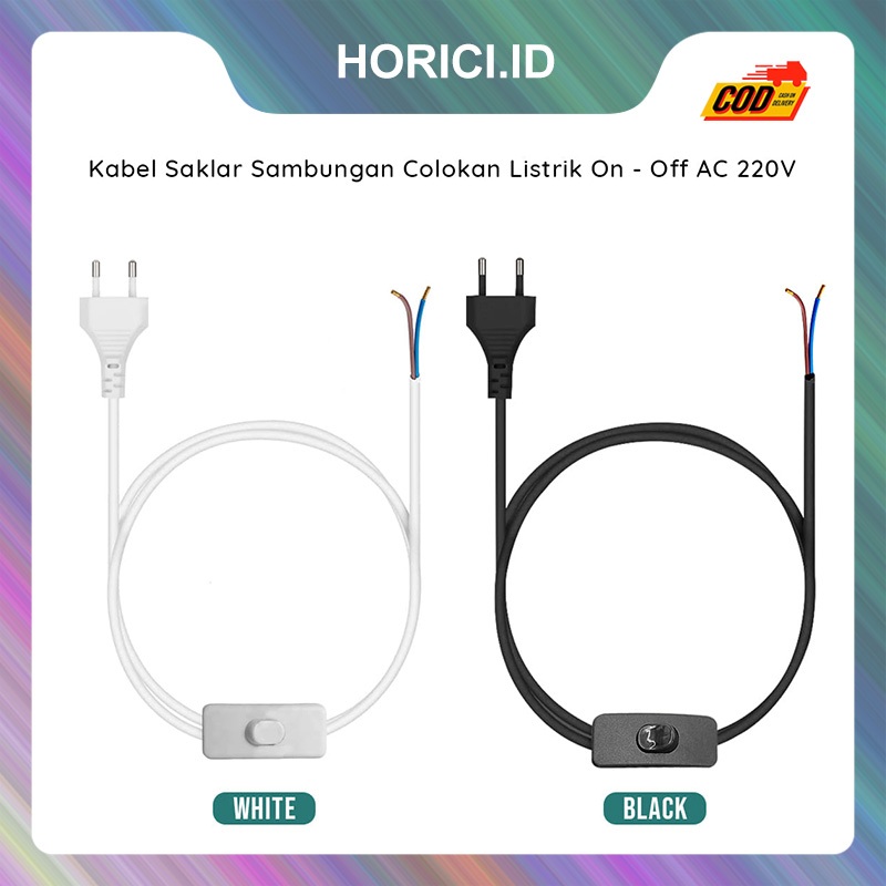 Jual KABEL SAKLAR ON-OFF / KABEL AC 220V / KABEL BUNTUNG / KABEL ...