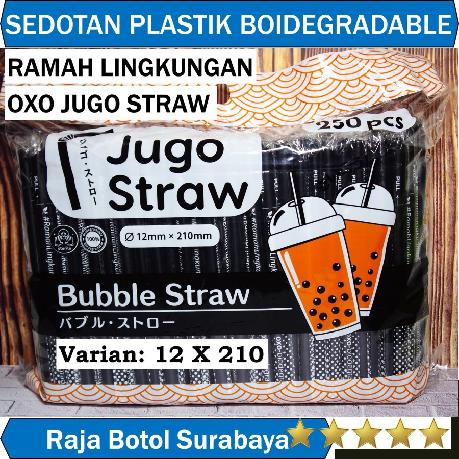 Jual Sedotan Plastik 12mm OXO JUGO STRAW besar 12x210 oxo jugo straw ...
