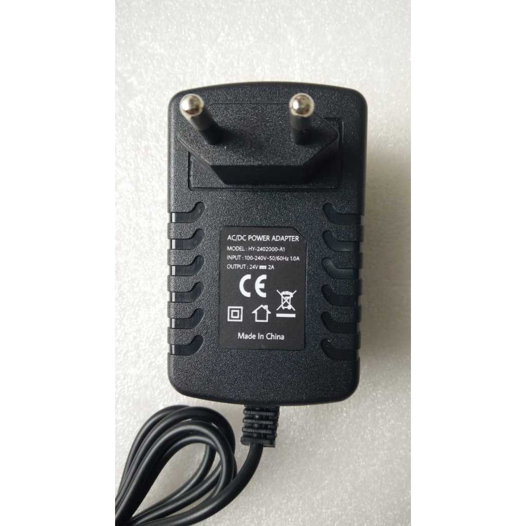 Jual AC/DC POWER ADAPTER 24V 2A model : HY-2402000-A1 | Shopee Indonesia