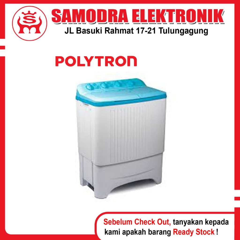 Jual Mesin Cuci POLYTRON 2 Tabung 7 Kg PWM-7073 | Shopee Indonesia