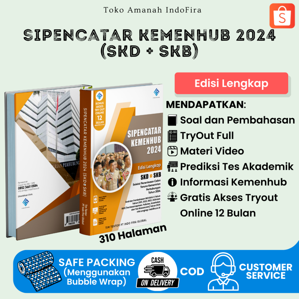 Jual Buku Terbaru SIPENCATAR KEMENHUB 2024 SKD + SKB (Edisi Lengkap ...