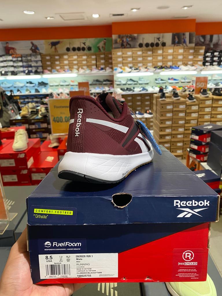 Jual Reebok Energen Run 3 Running Course Maroon/Black 100025755 Unisex ...
