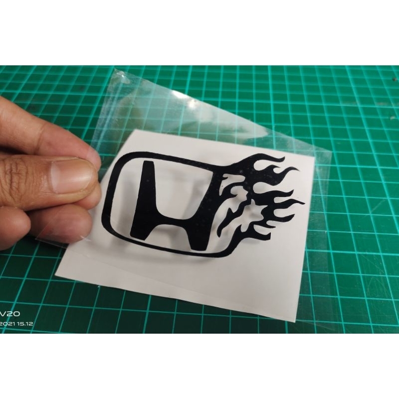 Jual stiker cutting honda api custom cutting stiker murah | Shopee ...