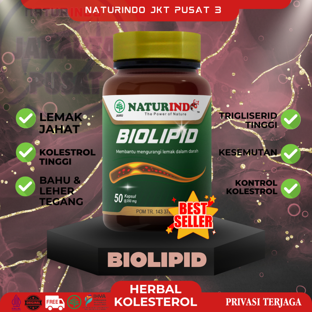 Jual Naturindo Biolipid Obat Herbal Asam Urat Penurun Darah Tinggi ...