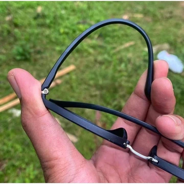 QLA Frame Kacamata Wanita Minus Photocromic Anti Radiasi Kacamata Bulat Oval Lentur