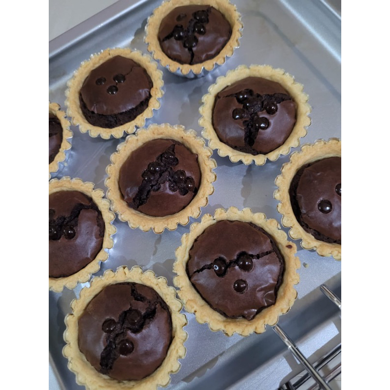 Jual Pie Brownies Cokelat Fudgy Shiny crust kue coklat Shopee Indonesia