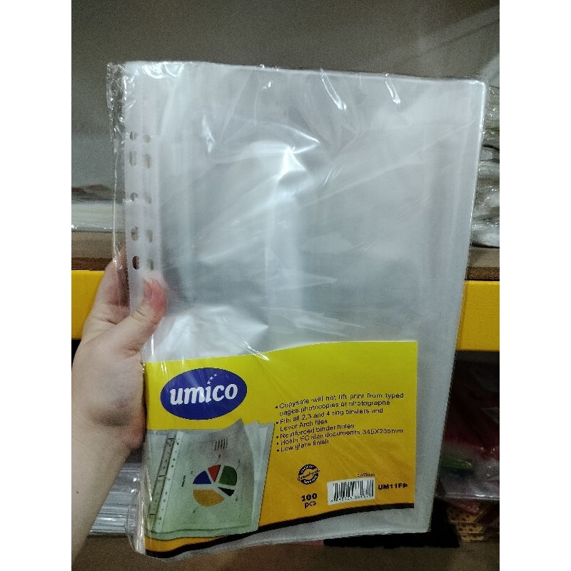 Jual sheet protector umico F4 isi 100pc | Shopee Indonesia