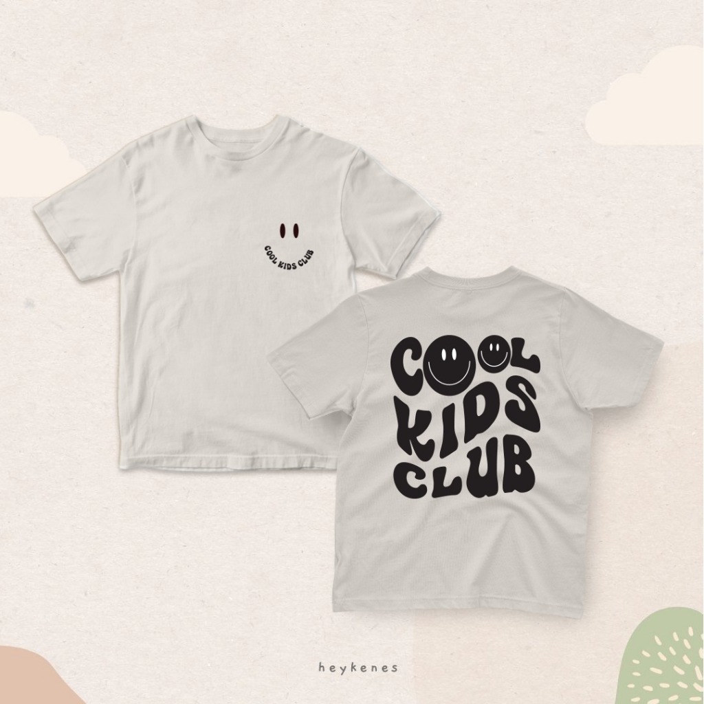 Jual Heykenes Kaos Anak Cool Kids Club Combed 30s Shopee Indonesia