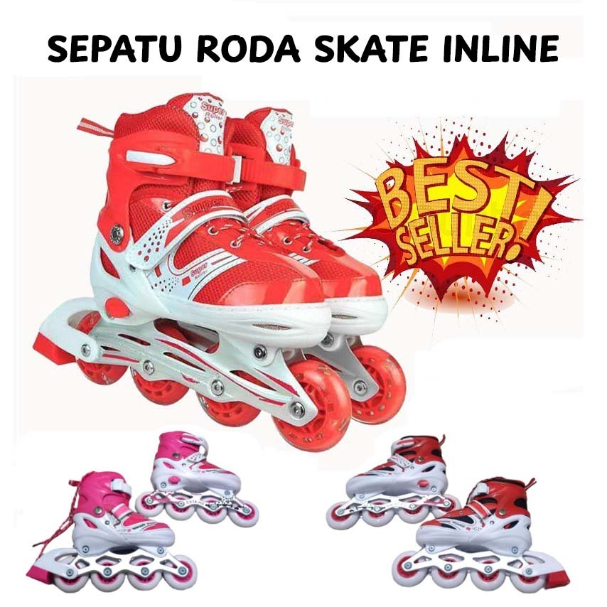 Jual Sepatu Roda Anak Power Inline Skate | Model Bajaj Roda Tiga Pemula ...