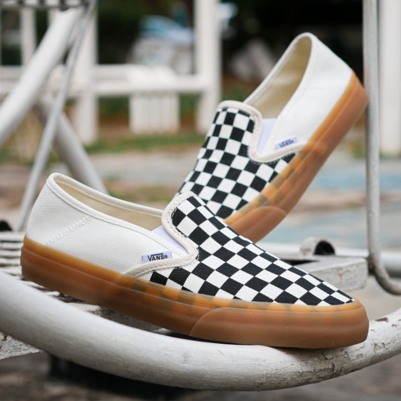 Vans slip on sf checkerboard sales