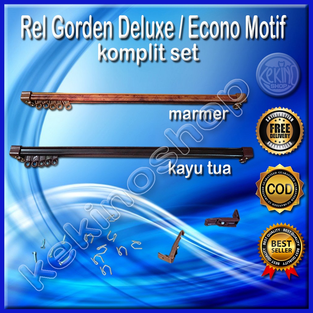 Jual Rel Batang Besi Gorden Deluxe Econo Motif full set komplit ...
