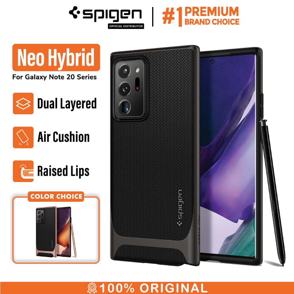 Case Samsung Galaxy Note 20 Ultra Spigen Neo Hybrid Dual Frame Layer Casing