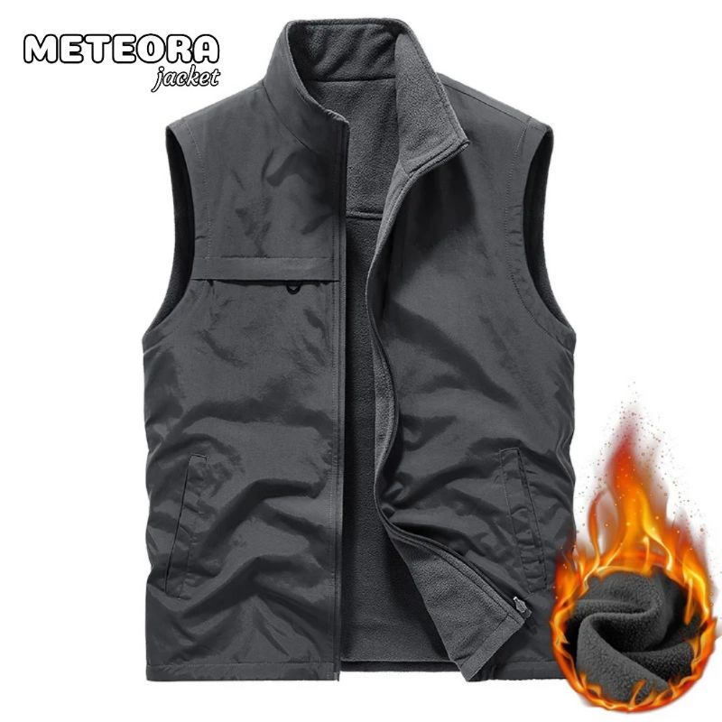 Jual vest pria lapangan / rompi dinas / rompi simple | Shopee Indonesia