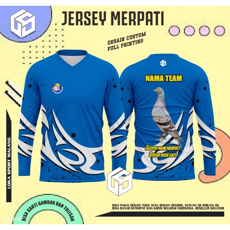 Jual JERSEY MERPATI DESAIN CUSTOM | Shopee Indonesia