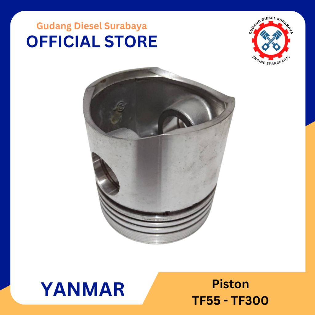 Piston avec baril Assy 102700-51100 pour moteur diesel refroidi par eau Yanma