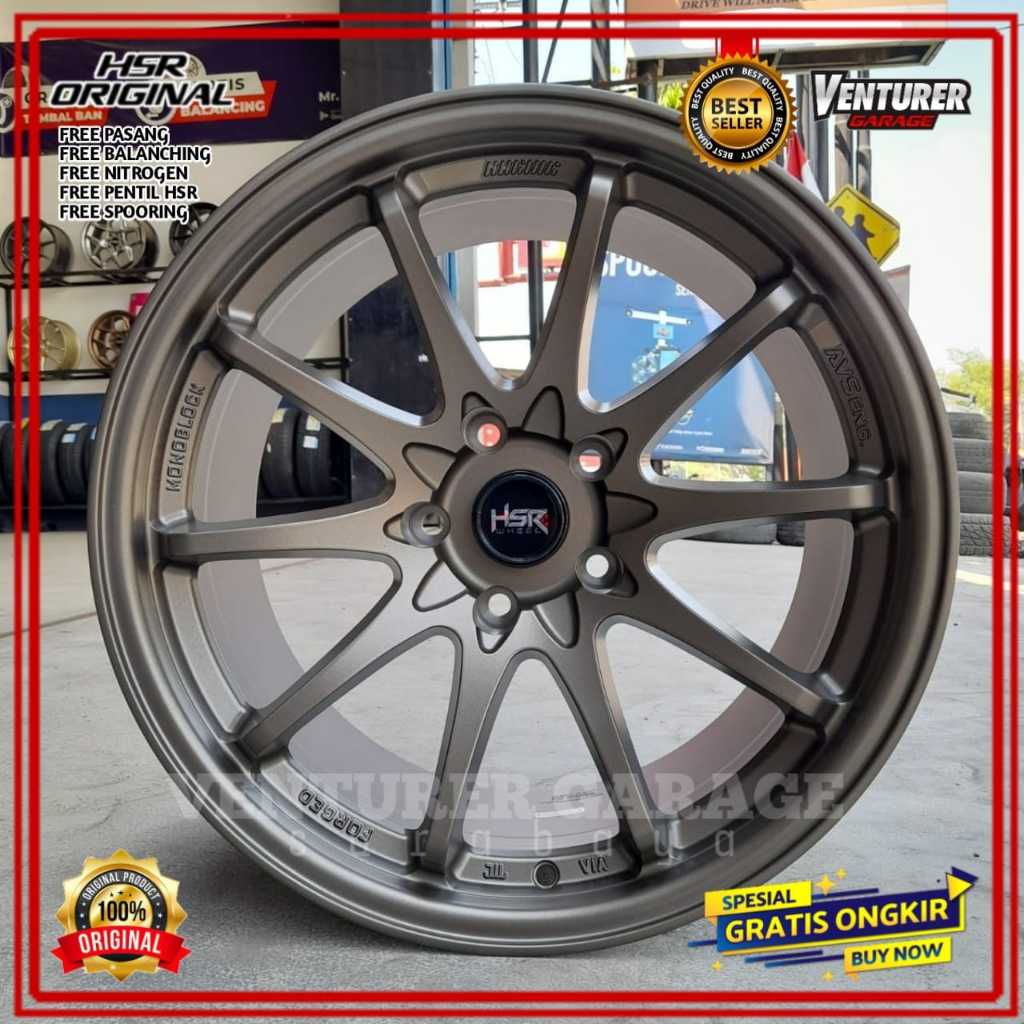 Jual VELG MOBIL RING18 HSR HIROSHIMA R18 PCD 5X120 VELG RACING RING 18 ...