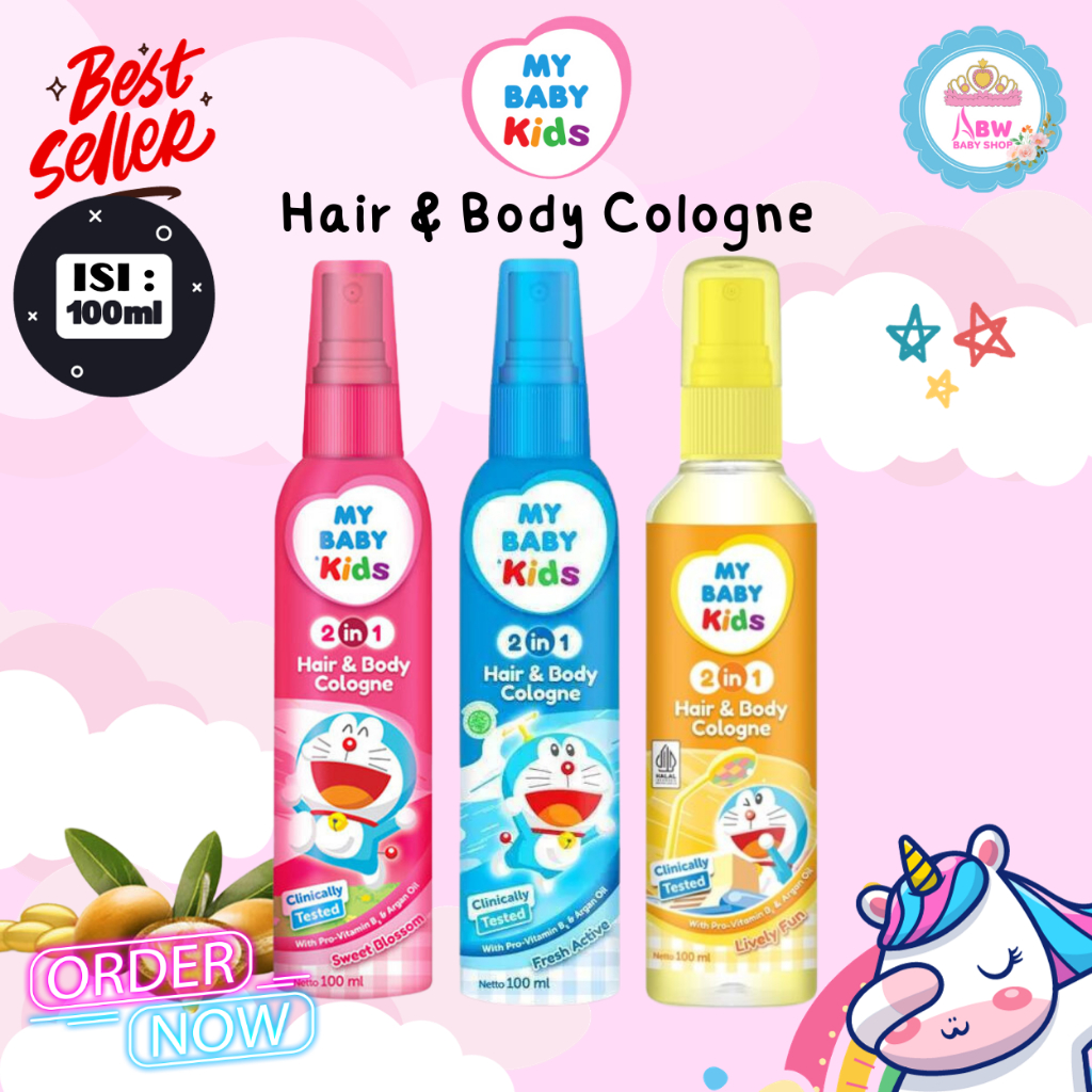 Jual My Baby Kids Hair & Body Cologne 2in1 100ml Parfum Spray Anak (Pro ...