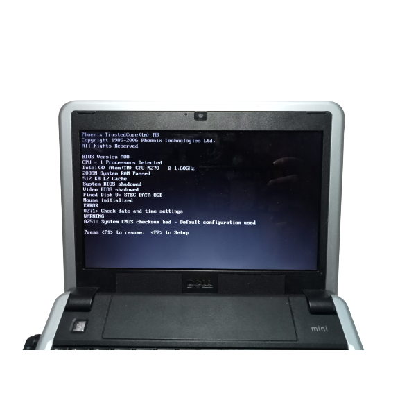 8.9 Dell Inspiron 910 Mini Model PP39S Intel high quality Atom 1.60GHz 2GB RAM 8GB HDD