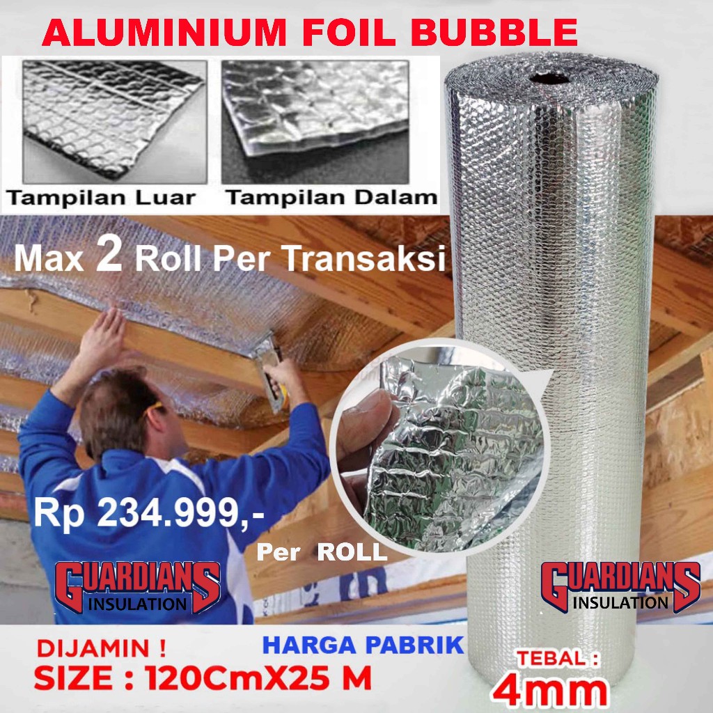 Jual Speeds Dkm Plus Aluminium Bubble Foil Wrap Aluminum Insulator