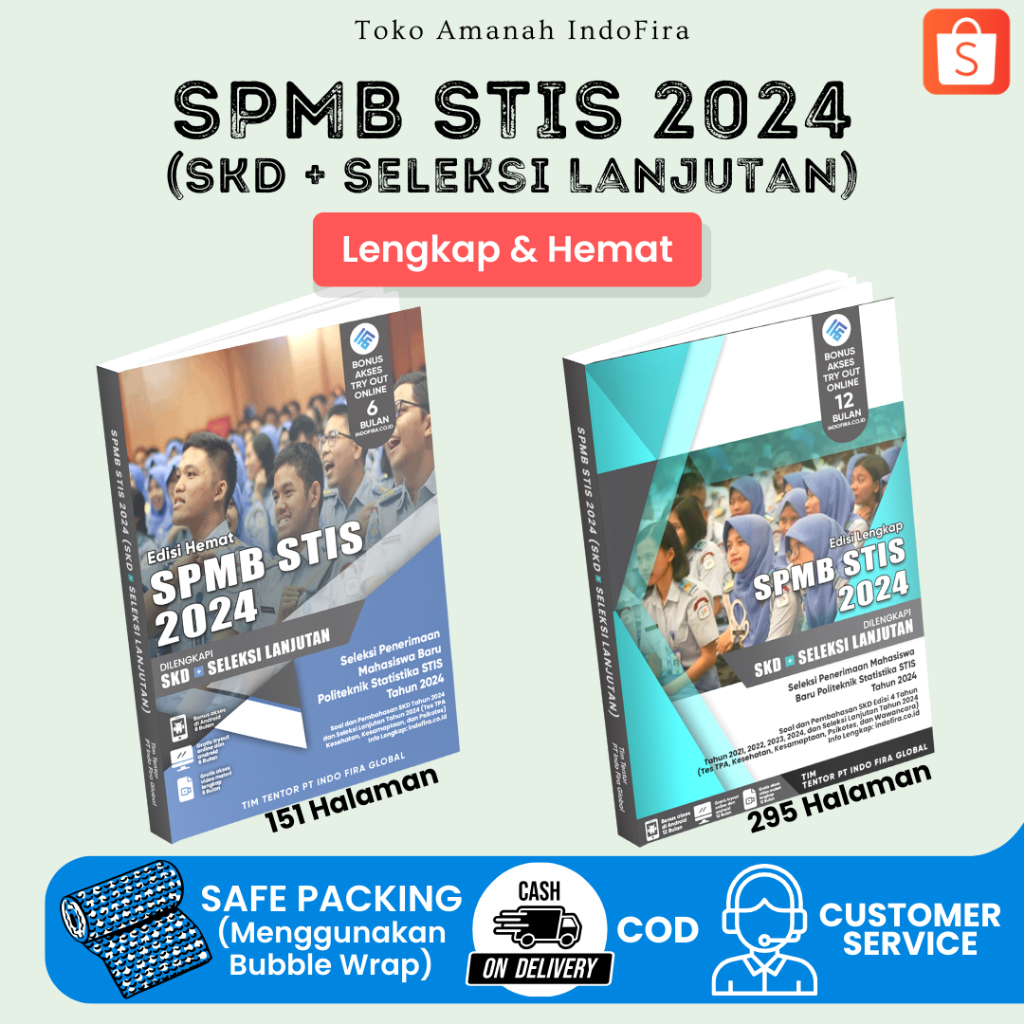 Jual Buku TERBARU SPMB POLITEKNIK STATISTIKA STIS 2024 SKD + SELEKSI ...