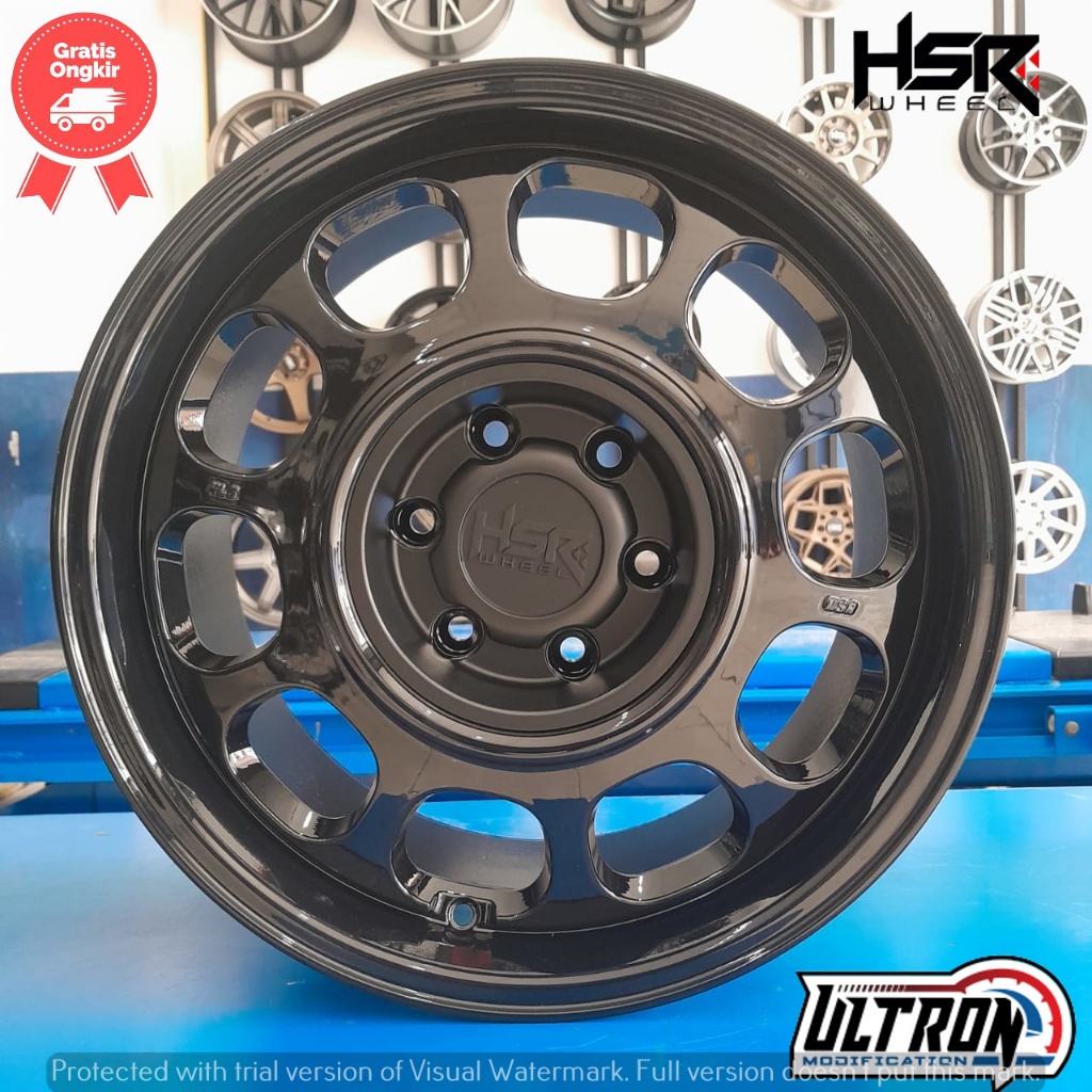 Jual velg mobil racing oem look ring 18 HSR KLG pcd 6x139 buat pajero ...