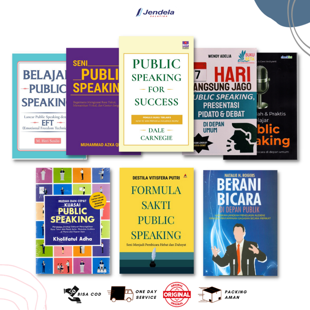 Jual Kumpulan Buku Public Speaking - Public Speaking For Success Dale ...