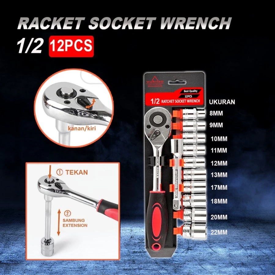 1/2 KUNCI SOK SOCK SET 1/2