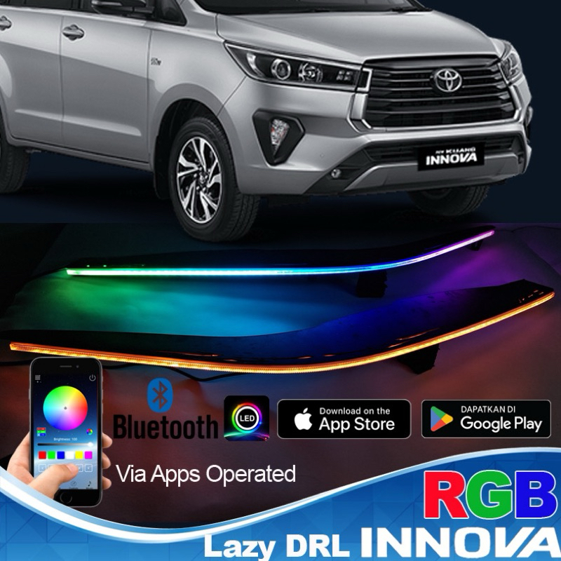 Jual DRL LAMPU ALIS INNOVA REBORN RGB | Shopee Indonesia