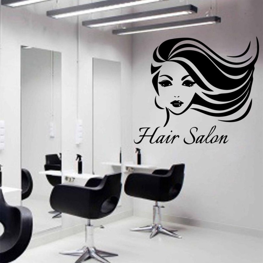 Jual Stiker Dinding Salon Kecantikan Bisa Custom Gambar Model | Shopee