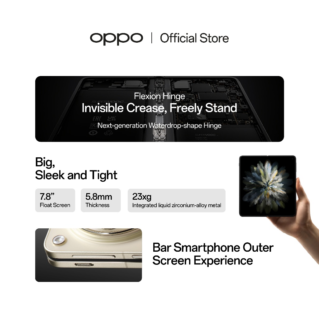 OPPO Find N3 Screen on