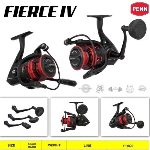 Jual reel penn fierce iv 1000 sampe 6000