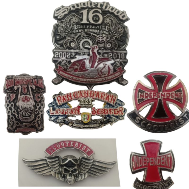 Jual Pin Vespa Original Pin Cor Acara Vespa Bonus Stiker | Shopee Indonesia