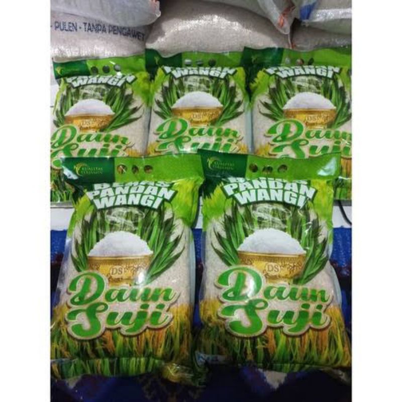 Jual beras pandan wangi isi bersih 5L , beras putih beras pulen ...