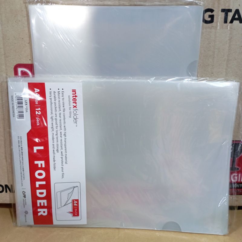 Jual MAP L INTERXFOLDER A4 isi 12 pcs / pack | Shopee Indonesia