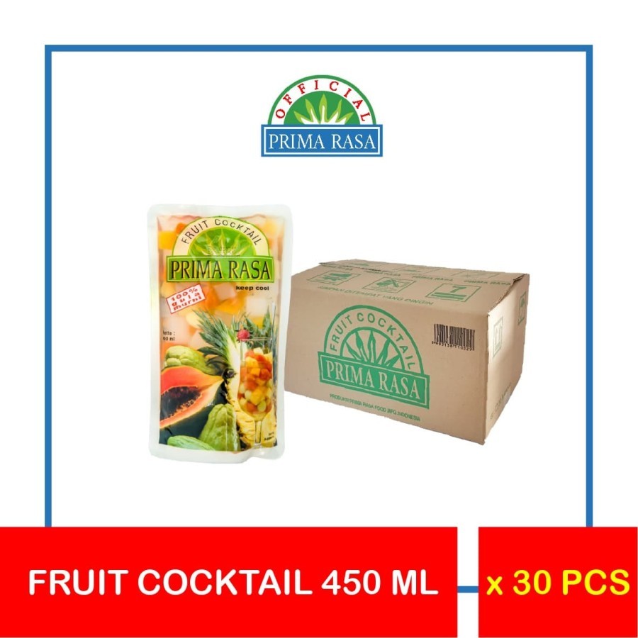 Jual Fruit Cocktail 450 ml Prima Rasa- 30 pcs (1 karton) | Shopee Indonesia