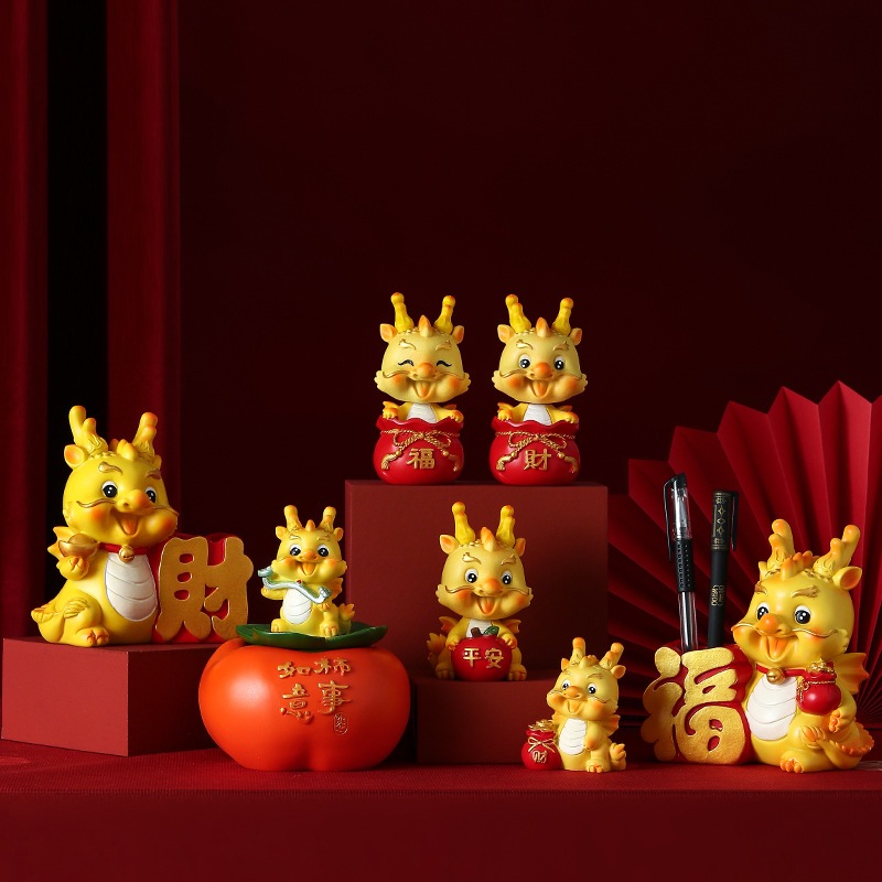 Jual Pajangan Naga / Pajangan Imlek / Dekorasi Mobil / Patung Dragon