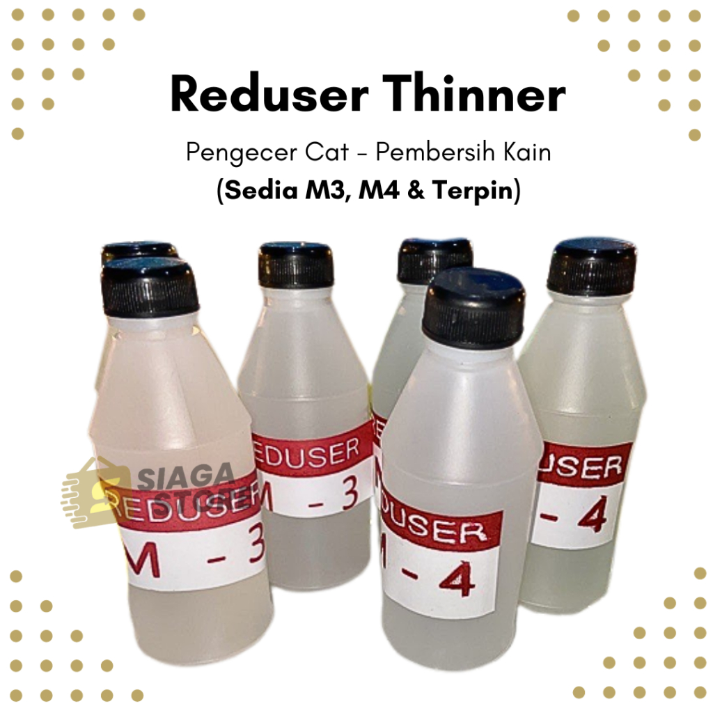 Jual Reduser M3 / M4 Sablon 100 ml gr Thinner Tiner Pengencer Minyak ...