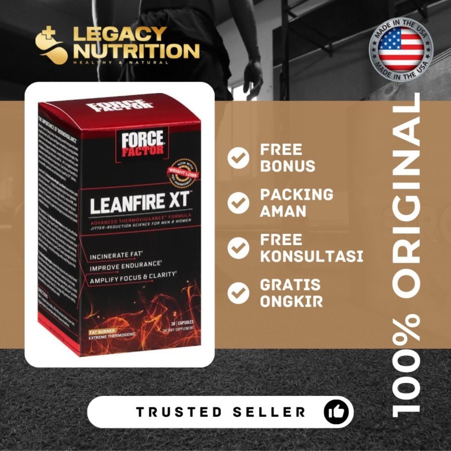 Jual Force Factor LeanFire XT (60caps) ForceFactor LeanFire XT ...