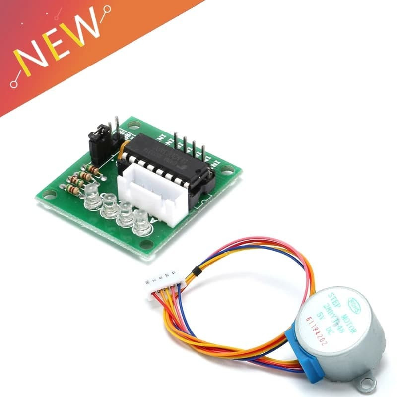 Jual Arduino 5V Stepper Motor 28BYJ-48 + Driver ULN2003 5 Line 4 Phase ...