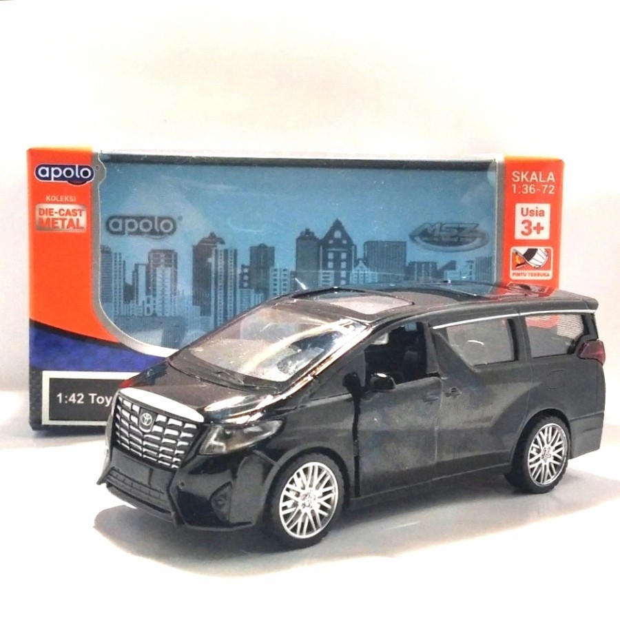 Jual Diecast Mobil Apolo Msz TOYOTA ALPHARD 2018 SCALA 1:43 TS | Shopee ...